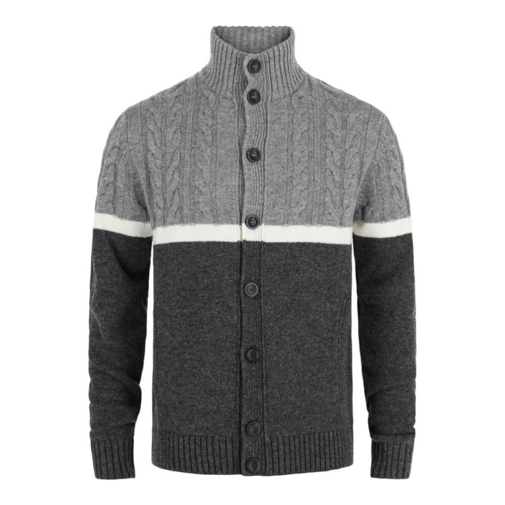 Slowear Zanone Button-up Sweater Grey Mens